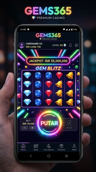 Cuplikan layar menu unduhan gems365 untuk perangkat Android